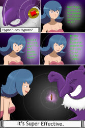  before_and_after blue_hair breasts cleavage coin comic crystal dazed dialogue drool empty_eyes femsub happy_trance hypno large_breasts leaning_forward necklace nintendo open_mouth original pendulum pink_eyes pokemon pokemon_(creature) pokemon_heartgold_and_soulsilver resisting sabrina smile syas-nomis text 