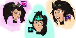  akali_(league_of_legends) aura black_hair butterfly charm_(spell) control_indicator expressionless eye_color_change femsub gameplay_mechanics green_eyes happy_trance heart heart_eyes league_of_legends long_hair love maledom multiple_methods_of_hypnosis open_mouth plesleps ponytail possession ruination smile symbol viego_(league_of_legends) yellow_eyes 