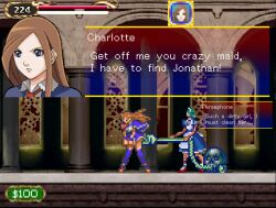 anailater(manipper) castlevania charlotte_aulin maid maid_headdress manip sequence skirt skirt_lift text transformation vacuum_cleaner