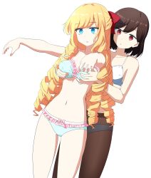 blonde_hair claire_francois empty_eyes etlabsotwe expressionless female_only femsub groping hypnotized_dom i&#039;m_in_love_with_the_villainess multiple_girls multiple_subs open_mouth rae_taylor underwear yuri zombie_walk