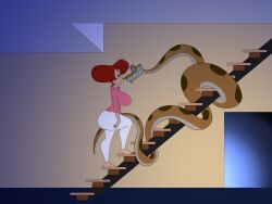 disney furry goof_troop kaa kaa_eyes katsiika peg_pete smile snake spiral_eyes the_jungle_book