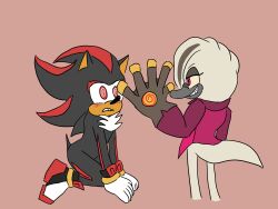  archiesaceintheh0le(yourmomhomo) furry gloves kneeling male_only maledom malesub shadow_the_hedgehog sonic_the_hedgehog_(series) spiral_eyes starline tech_control 