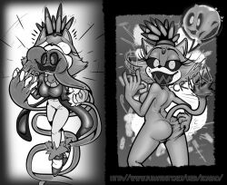  before_and_after blaze_the_cat boom_boo bottomless breast_grab breasts cat_girl evil_smile femsub furry ghost groping koabao large_breasts multiple_possessors nude possession sequence sharp_teeth smile sonic_the_hedgehog_(series) topless vore 
