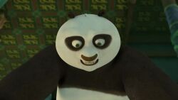  3d accidental_hypnosis ahoge amnesia animated ass before_and_after blue_eyes dialogue dreamworks expressionless femsub furry green_eyes humor kung_fu_panda maledom memory_lapse nickelodeon open_mouth pants po_the_panda screencast shorts smile sound surprised unaware video viper 