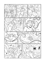  abu_the_jungle_boy carlo_robb_(artist) coils comic cum disney glasses happy_trance hypnotic_eyes jungle kaa kaa_eyes maledom malesub monochrome nude open_mouth penis ring_eyes smile snake tail the_jungle_book 