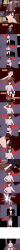  absurdres angry black_eyes black_hair blue_eyes brown_hair closed_eyes clothed dialogue empty_eyes english_text expressionless femsub hypnotic_light hypnozz kneeling maledom original short_hair stepped_on text violence 