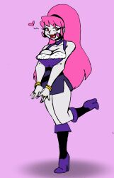 ass_expansion bimbofication breast_expansion crazycowproductions da_janitor_(manipper) dc_comics female_only femsub jinx large_breasts long_hair manip pink_eyes pink_hair prostitution teen_titans