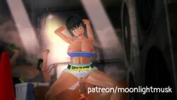 3d ahegao animated armpits arms_above_head ass bangs bare_legs bare_shoulders belt belted_skirt black_hair blue_eyes body_control bottomless breath censored clothed_sex crotch_tattoo cum cum_in_pussy double_v earrings exposed_chest eye_roll femsub glowing hand_on_head japanese_text koikatsu! lying maledom moonlight_mask multiple_girls multiple_subs nipples on_back open_mouth orgasm original penis progress_indicator pubic_hair pussy_juice resisting sex short_hair shrunken_irises skirt skirt_lift spread_legs squatting squirting tan_skin text tongue tongue_out topless v vaginal video watermark