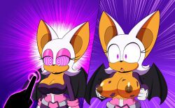  bat_girl bat_wings breasts breasts_outside dr._chaos empty_eyes erect_nipples femsub furry large_breasts open_clothes ring_eyes rouge_the_bat short_hair shrunken_irises sonic_the_hedgehog_(series) spiral torn_clothes white_hair wings 