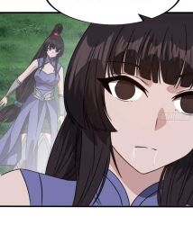  character_request color drool empty_eyes expressionless femsub it_starts_with_a_mountain screenshot tagme very_long_hair 