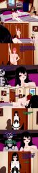  absurdres aware bed bedroom black_hair blue_eyes body_control breasts brown_eyes brown_hair celina_(ophelia's_dollhouse) clothed cunnilingus dialogue elise_(ophelia's_dollhouse) english_text eye_roll female_only femdom femsub glasses jennifer_(ophelia's_dollhouse) jessica_(ophelia's_dollhouse) long_hair maid milf mother_and_daughter multiple_girls multiple_subs nipples nude ophelia's_dollhouse ophelia_(ophelia's_dollhouse) penis pubic_hair purple_eyes pussy red_hair sitting_on_face standing_split sub_on_sub tan_lines tan_skin text yuri zenin1 