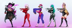 blonde_hair blue_archive darkstalkers ereme_(bobbette) female_only femdom femsub glowing_eyes green_hair hsien-ko julia_(batat) large_breasts magic makoto_(blue_archive) nintendo original pink_hair pneuma_(xenoblade) ren&eacute;e_(smeef) rika_(austinrose78) sam satsuki_(blue_archive) shinzu totally_spies v-nettle_(nettleseeds) witch_hat xenoblade_chronicles zombie_walk