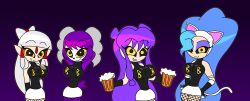  animal_ears ayuko_(jcroth) beer bimbofication black_sclera blue_hair breath_of_the_wild cat_ears cat_girl darkstalkers felicia_(darkstalkers) female_only femsub fishnets forced_employee furry goat_girl hand_on_hip happy_trance horns hypnoscream indeedee latex long_hair multiple_girls multiple_subs nintendo original paya pokemon purple_hair ranma_1/2 shampoo_(ranma_1/2) short_hair skirt tears_of_the_kingdom the_legend_of_zelda uniform waitress white_hair yellow_eyes 