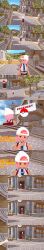 absurdres aware black_eyes clothed dialogue english_text female_only mad_jacks multiple_girls nintendo pink_hair pokeball pokemon short_hair text