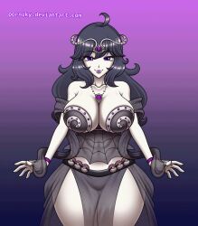  animated animated_gif breasts cleavage dancing femdom harem_outfit hex_maniac hypnotic_dance large_breasts long_hair looking_at_viewer navel_piercing nintendo pokemon pokemon_x_and_y porniky pov_sub spiral spiral_background spiral_eyes tagme thigh_gap 