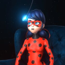 animated animated_gif chair eye_roll eyelashes femsub marinette_dupain-cheng mask miraculous_ladybug open_mouth pendulum saiminsensei skinsuit super_hero