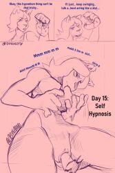  absurdres before_and_after breasts cat_girl coin comic dialogue dildo fellatio female_only femsub furry hypnovember izzy_(neon-nano) lion_girl monochrome neon-nano nipples nude original pendulum pussy self_hypnosis short_hair simulated_fellatio sketch solo text vaginal vibrator 