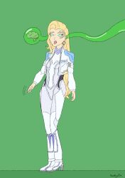 brain dagger_(marvel) glowing_eyes green_eyes marvel_rivals rosera tentacle_in_ear tentacles the_brain-eating_evil_meteor the_grim_adventures_of_billy_and_mandy