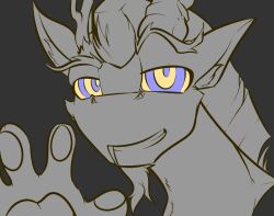  animated animated_eyes_only animated_gif conmanwolf discord horns hypnotic_eyes kaa_eyes looking_at_viewer male_only maledom my_little_pony pov pov_sub short_hair 