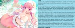  absurdres brain_drain breasts caption caption_only cleavage energy_drain femdom hypnotic_breasts hypnotic_voice large_breasts male_pov manip mermaid open_mouth overlordmiles_(manipper) paizuri pink_hair pov pov_sub sex shiika_yuno singing text 