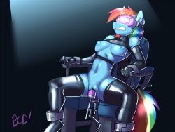  anal bluecoffeedog bondage bottomless breasts chair dildo double_penetration eye_roll female_only femsub furry gloves horse_girl hypnotic_screen latex multicolored_hair my_little_pony opera_gloves rainbow_dash rainbow_hair resisting restrained sex_machine sex_toy solo tech_control thighhighs topless vaginal visor 