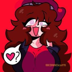 beanie friday_night_funkin' girlfriend_(friday_night_funkin') lullaby_girlfriend solo tagme