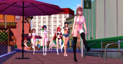  3d absurdres akeno_himejima alternate_costume black_lagoon blonde_hair bobboxbody bra breasts brown_hair canari_(pokemon) chizuru_mizuhara crossover dandadan dark_skin empty_eyes expressionless fairy_tail femsub gurren_lagann happy_trance high_school_dxd hypnotized_walking large_breasts lucy_heartfilia mass_hypnosis momo_ayase multicolored_hair multiple_girls multiple_subs nintendo nipples outdoors panties pokemon pokemon_legends_z-a red_hair rent_a_girlfriend revy_(black_lagoon) rias_gremory short_hair shorts socks symbol thighhighs tongue tongue_out underwear yoko_littner zombie_walk 