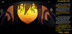 blair caption caption_only cat_girl femdom hat long_hair looking_at_viewer magic manip pov pov_sub purple_hair smile soul_eater spiral text witch witch_hat yellow_eyes