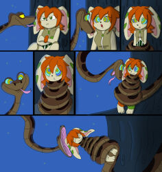 comic disney femsub freedom_planet furry happy_trance hypnotic_eyes kaa kaa_eyes milla_basset snake the_jungle_book ticklehypno