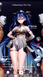  3d animated arm_bands bare_shoulders before_and_after blue_eyes blue_hair bouncing_breasts bracers breasts cleavage cleavage_cutout clothed color_filter confused corrupted_visuals crossed_eyes crossover crown dazed dildo earrings english_text erection exhibitionism eye_roll femsub glowing hair_ornament happy_trance heart heart_eyes hypnotic_accessory iuno_(wuthering_waves) jewelry koikatsu! kuromaru large_breasts licking loincloth m.u.g.e.n. maledom mask midriff multiple_boys multiple_doms muscle_boy music nastay navel nipple_piercing nipples nude orgasm penis piercing pussy ring sandals see-through sex_toy shrunken_irises sin_sack smile sound speech_bubble squirting text tiktok tongue tongue_out touhou twintails underboob user_interface very_long_hair vibrator video wuthering_waves 