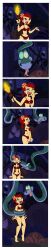 anti_noty before_and_after bondage comic disney flower_in_hair happy_trance hypnotic_eyes jungle kaa kaa_eyes lingerie lipstick night open_mouth red_hair ring_eyes short_hair snake surprised the_jungle_book tied_hair total_drama trees underwear zoey_(total_drama)