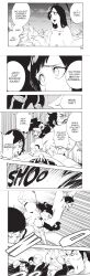  absurdres angry bald bleach charlotte_chuhlhourne cirucci_sanderwicci dialogue dordoni_alessandro_del_socaccio drool english_text face_paint giselle_gewelle long_hair luppi_antenor malesub mayuri_kurotsuchi multiple_boys multiple_girls multiple_subs official scar short_hair spear sword text transfem transgender_identity weapon zombie 