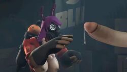  3d animal_ears animated breasts cleavage erect_nipples erection feminization femsub gas_mask gloves huge_breasts hypnotic_penis long_hair maledom necklace penis pink_hair pyro_(team_fortress_2) rafilersfm spiral_eyes symbol_in_eyes team_fortress_2 video 