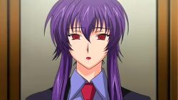 empty_eyes expressionless milf purple_hair red_eyes saiminjutsu_(series) saiminjutsu_2 sakurai_sawa screenshot tagme