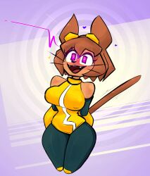  blush davidthewolfx10 female_only femsub furry gameoverse happy_trance heart_eyes kit_bodega_(gameoverse) spiral_background tagme tail 