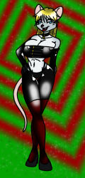 blonde_hair breasts crazycowproductions empty_eyes female_only femsub furry large_breasts long_hair mouse_girl