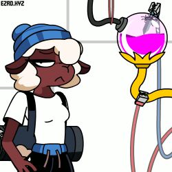 animated animated_gif beanie breast_expansion breast_grab breasts erect_nipples erect_nipples_under_clothes ezee_(manipper) femsub furry gym_uniform hair_covering_one_eye heart large_breasts nipples orgasm sheep_girl spiral spiral_eyes spiralwash_eyes tagme trance_break white_hair