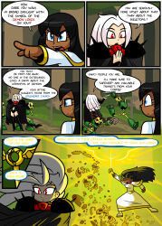 caption comic dark_skin female_only long_hair magic nun skeleton white_hair witch xierra099