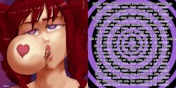  animated animated_gif coprophagia drool femsub heart human_toilet humiliation hypnotic_spiral majalis manip mantra open_mouth purple_eyes recursive_(manipper) red_hair scat solo source_request spiral spiral_eyes symbol_in_eyes text twintails 