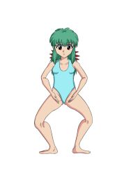 artist_request body_control green_hair haigure leotard swimsuit yu_yu_hakusho yukina