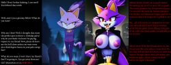  ai_art before_and_after blaze_the_cat caption corruption cowgirl_position cum cum_in_mouth cum_in_pussy femsub furry hooloovoo_(manipper) manip red_eyes sonic_the_hedgehog_(series) text transformation vampire 
