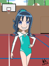 braces erika_kurumi femsub gym_uniform happy_trance heartcatch_precure! leotard loli precure smile weirdfoxx