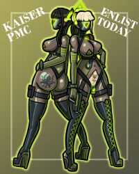  archfolie ass black_hair blonde_hair blue_archive boots corruption dildo enemy_conversion faceless female_only femsub gun harness headphones high_heels kaiser_corporation_(blue_archive) mask ponytail rio_(blue_archive) simple_background tech_control text thigh_boots thighhighs toki_(blue_archive) 