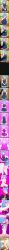  absurdres animal_ears blowjob_face blue_eyes blue_hair bow cbhm chains collar comic dress fellatio fishnets hypnotic_accessory koikatsu! large_breasts nude panties pink_eyes spiral tail text unusual_pupils virtual_youtuber wolf_girl wolfychu 
