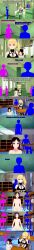  absurdres ai_hayasaka altered_common_sense aware black_hair blackboard blonde_hair blue_eyes body_control breasts classroom collar dialogue dominatrix english_text eye_roll femsub hypnotized_dom kaguya-sama_love_is_war kaguya_shinomiya mass_hypnosis multiple_boys multiple_girls multiple_subs nipples nude red_eyes sex_toy short_hair squatting text vibrator zenin1 
