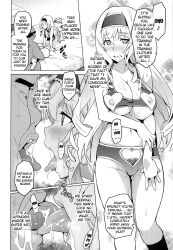  aware cecilia_alcott charlotte_dunois comic cum_in_pussy dialogue drool empty_eyes english_text fellatio femsub hard_translated heart_eyes huge_breasts infinite_stratos kissing lactation maledom monochrome sex speech_bubble swimsuit tagme takeda_hiromitsu tech_control text tongue_out translated visor wet 