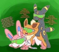  brothers eevee furry group_sex happy_trance hypnotic_screen hypnotic_spiral hypnotized_dom incest maledom malesub mantra multiple_boys multiple_doms multiple_subs nintendo open_mouth penis pokemon sex sexuality_change sylveon tech_control text threesome ultilix umbreon visor yaoi 