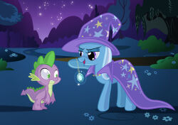  animals_only femdom hooves horse long_hair malesub my_little_pony non-human_feet spike the_great_and_powerful_trixie 