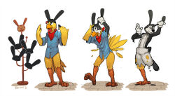 animal_transformation beak bird_boy bunny_boy comic flir furry hypnotic_accessory latex male_only malesub non-human_feet open_mouth sequence solo toonification transformation 