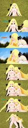  absurdres black_eyes blonde_hair blue_eyes blush breasts censored closed_eyes cum_on_face cynthia dialogue english_text eye_roll female_only femsub hair_covering_one_eye hug large_breasts long_hair lusamine mad_jacks milf multiple_girls multiple_subs nintendo nipples nude on_back outdoors pokemon pokemon_diamond_pearl_and_platinum pokemon_sun_and_moon pussy sub_on_sub text yuri 